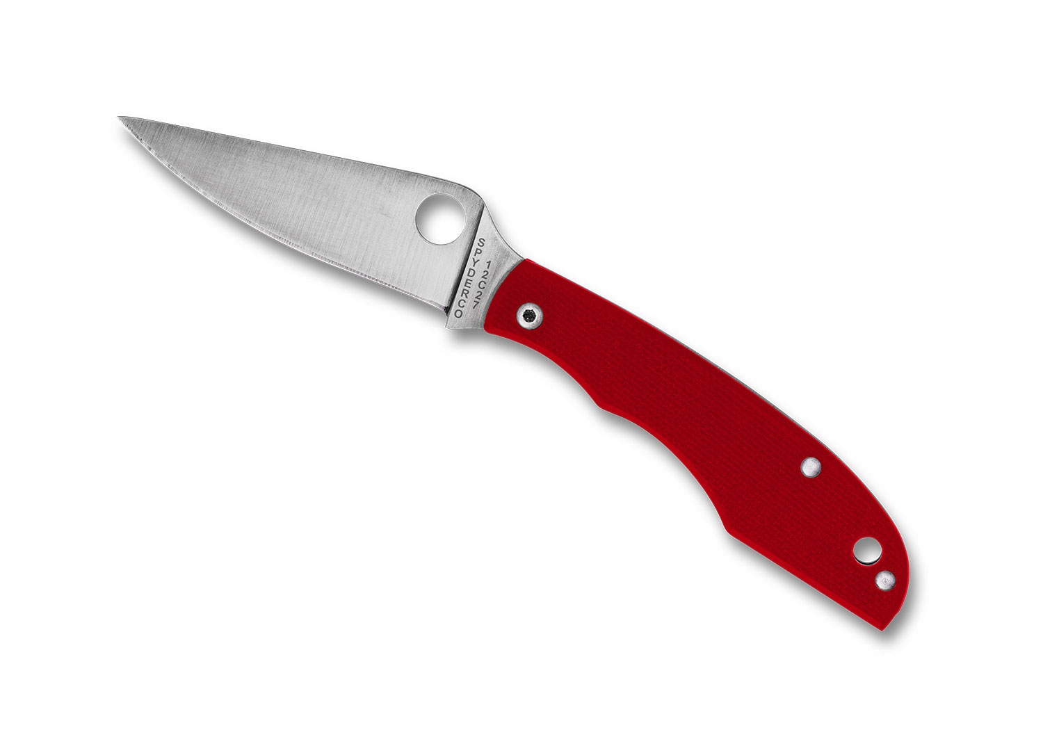 Spyderco C138GRDP Grasshopper, Red G10