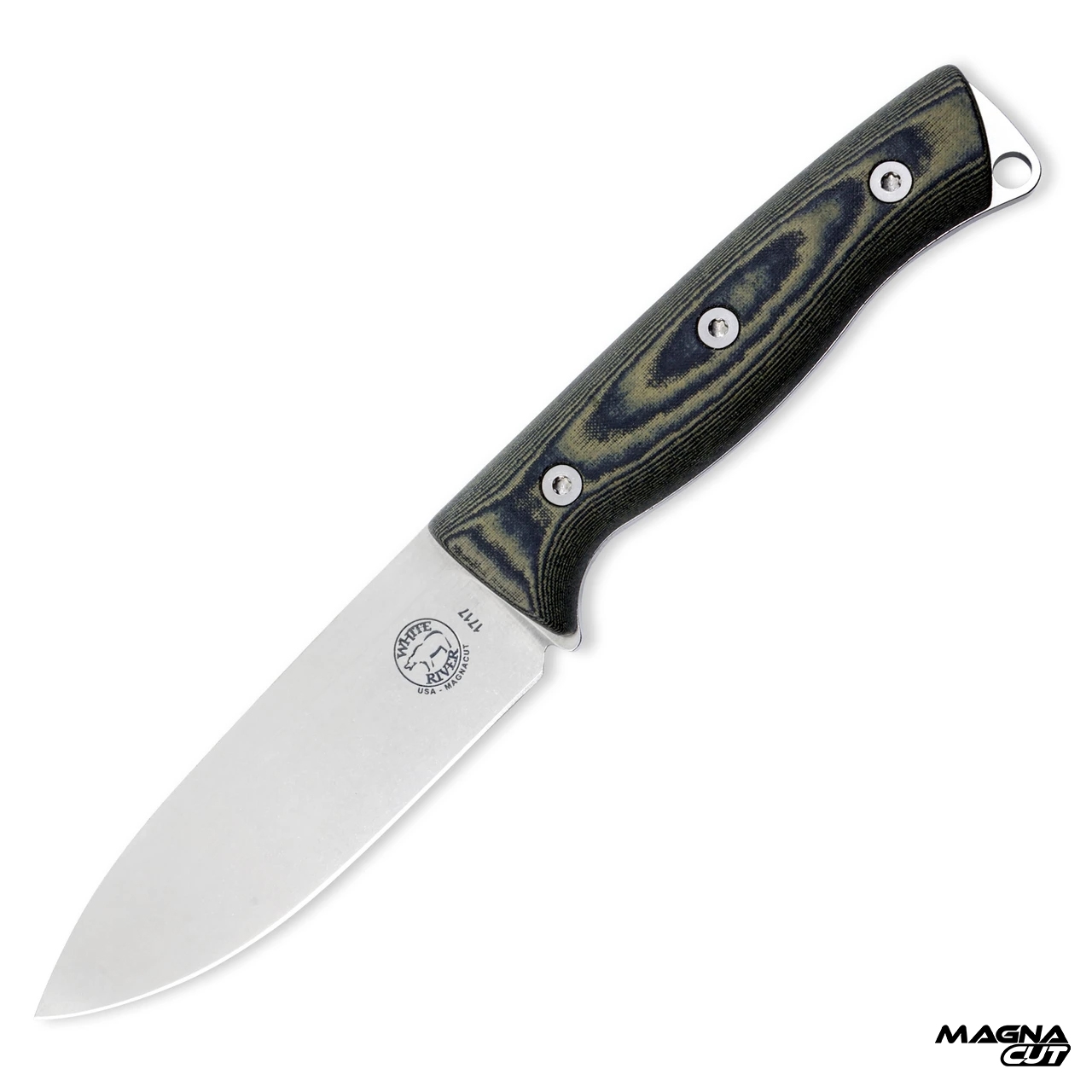 White River Ursus 45, Black Olive Micarta Magnacut