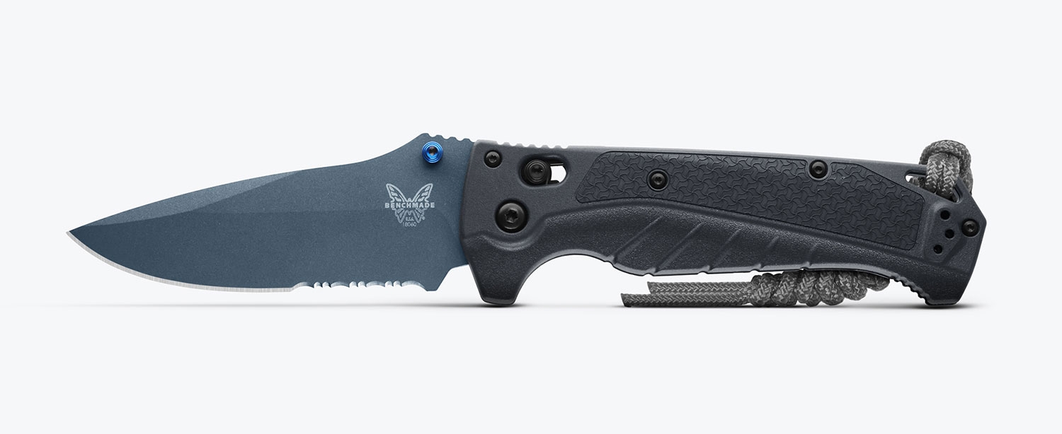 Benchmade 18060SBT-01 Adira Serrated, Tempest Gray