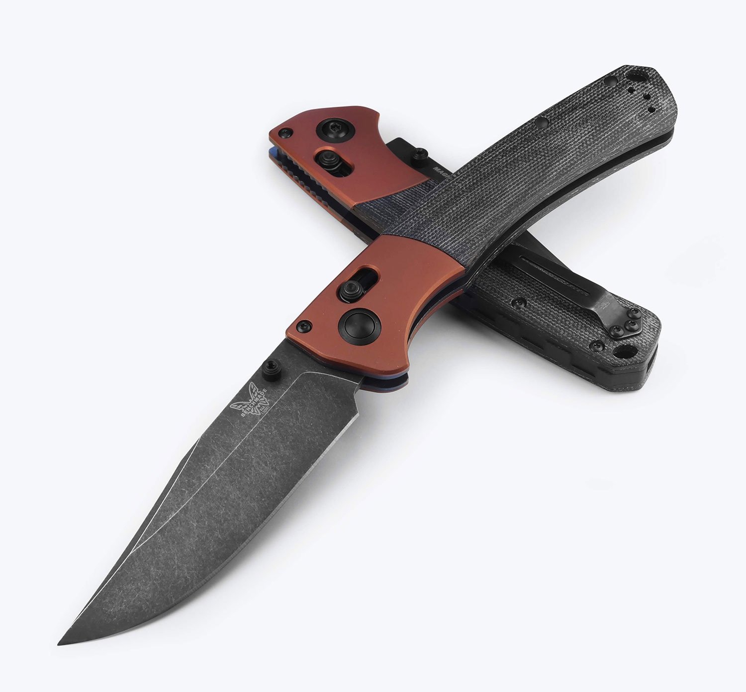 Benchmade 15080BK-04 Crooked River Black Micarta