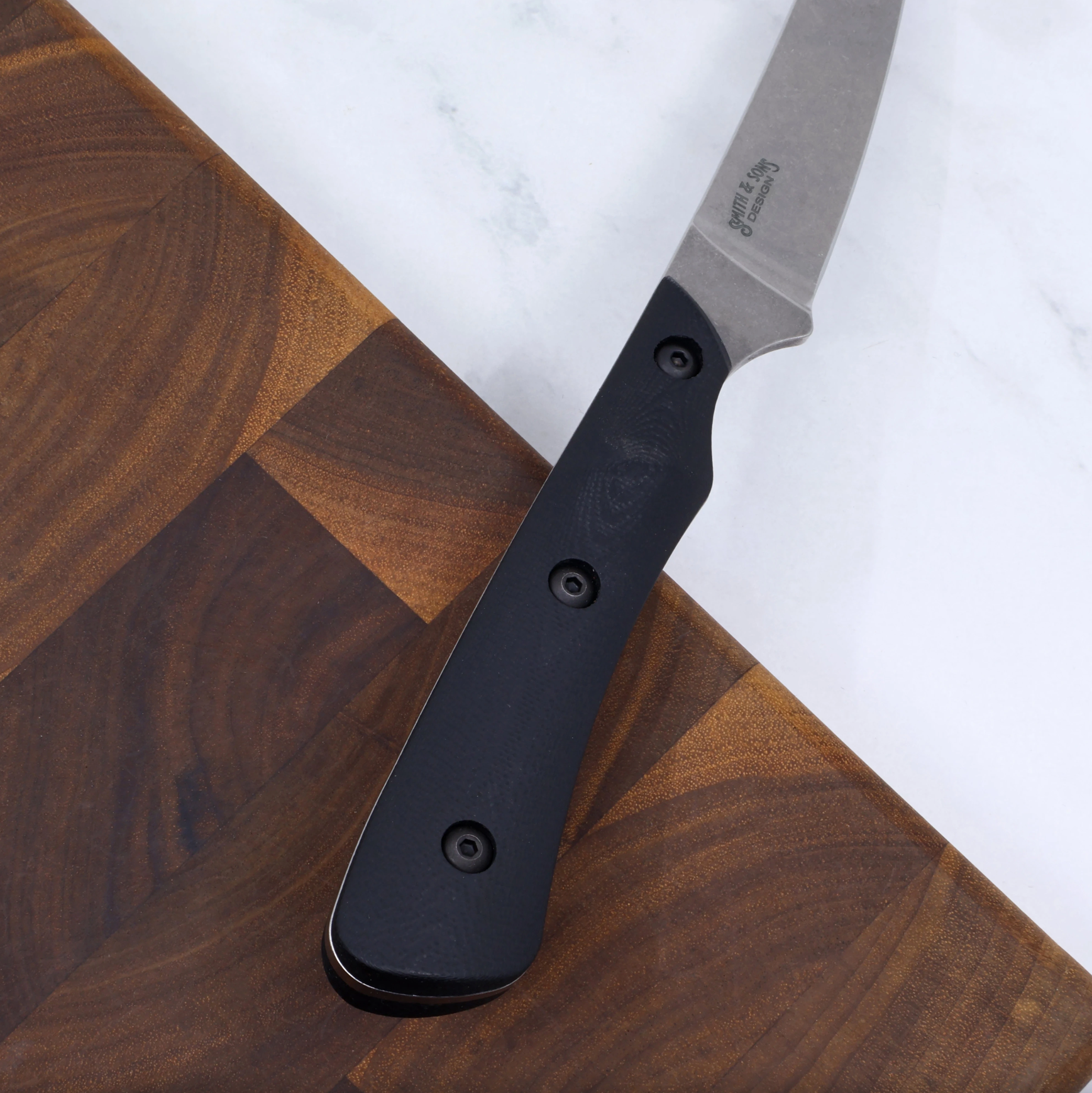 White River Smith & Sons 4er Steak Knife Set Black