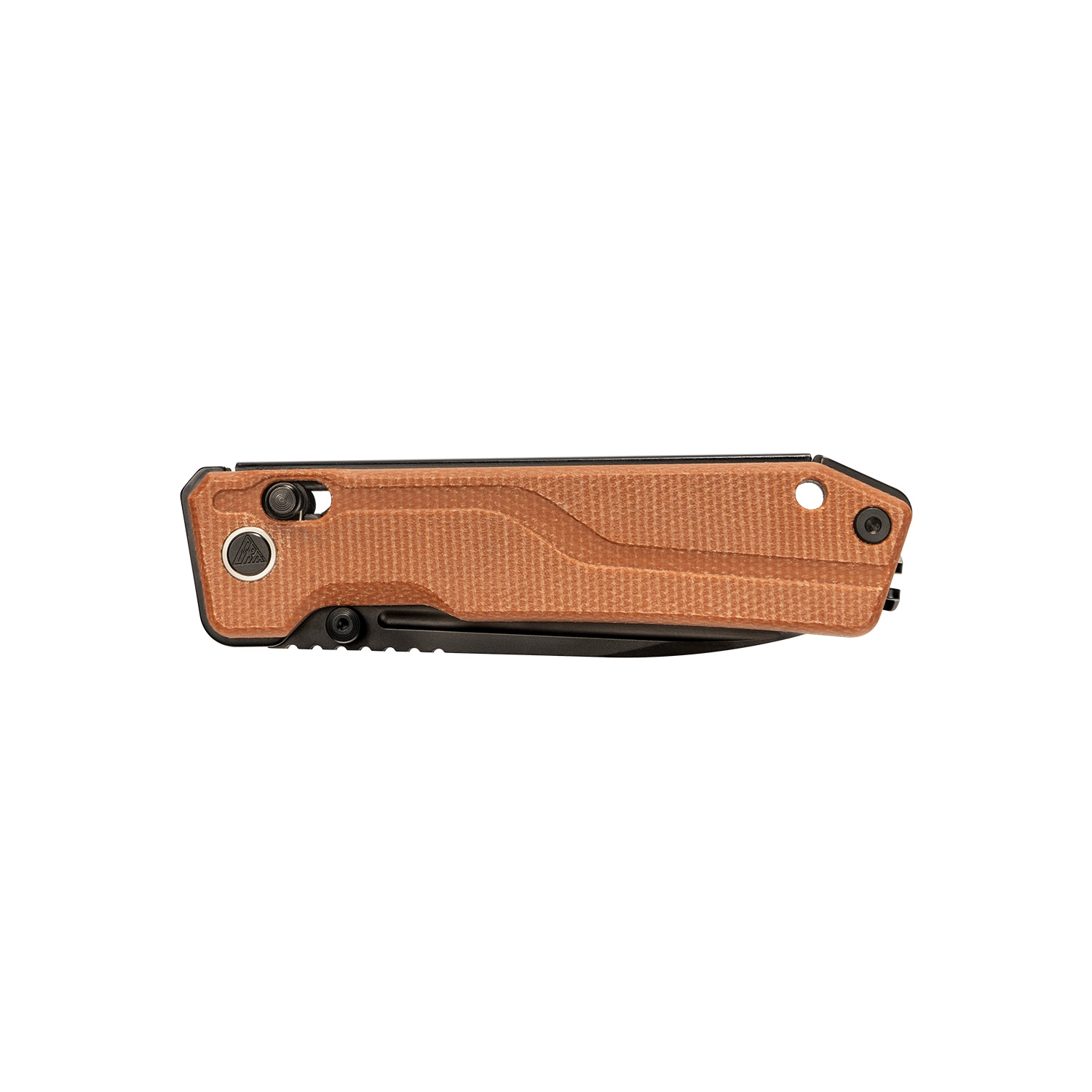 SRM Rubik 7228B-MN2, Black Blade, Brown Micarta