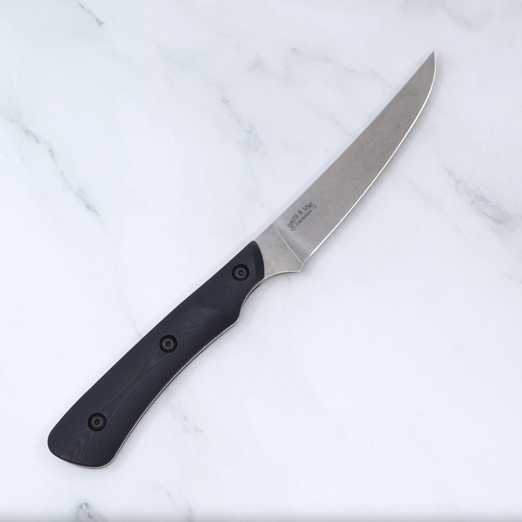 White River Smith & Sons 4er Steak Knife Set Black