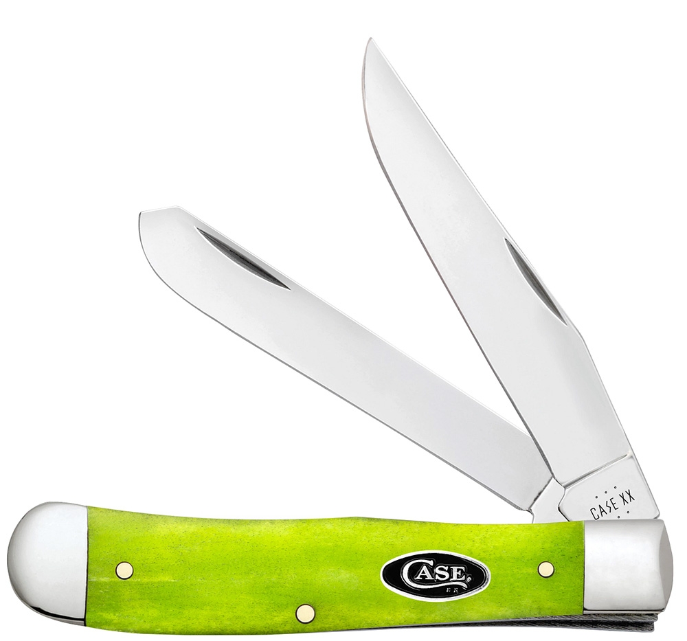 Case SS Green Apple Bone - Smooth Trapper