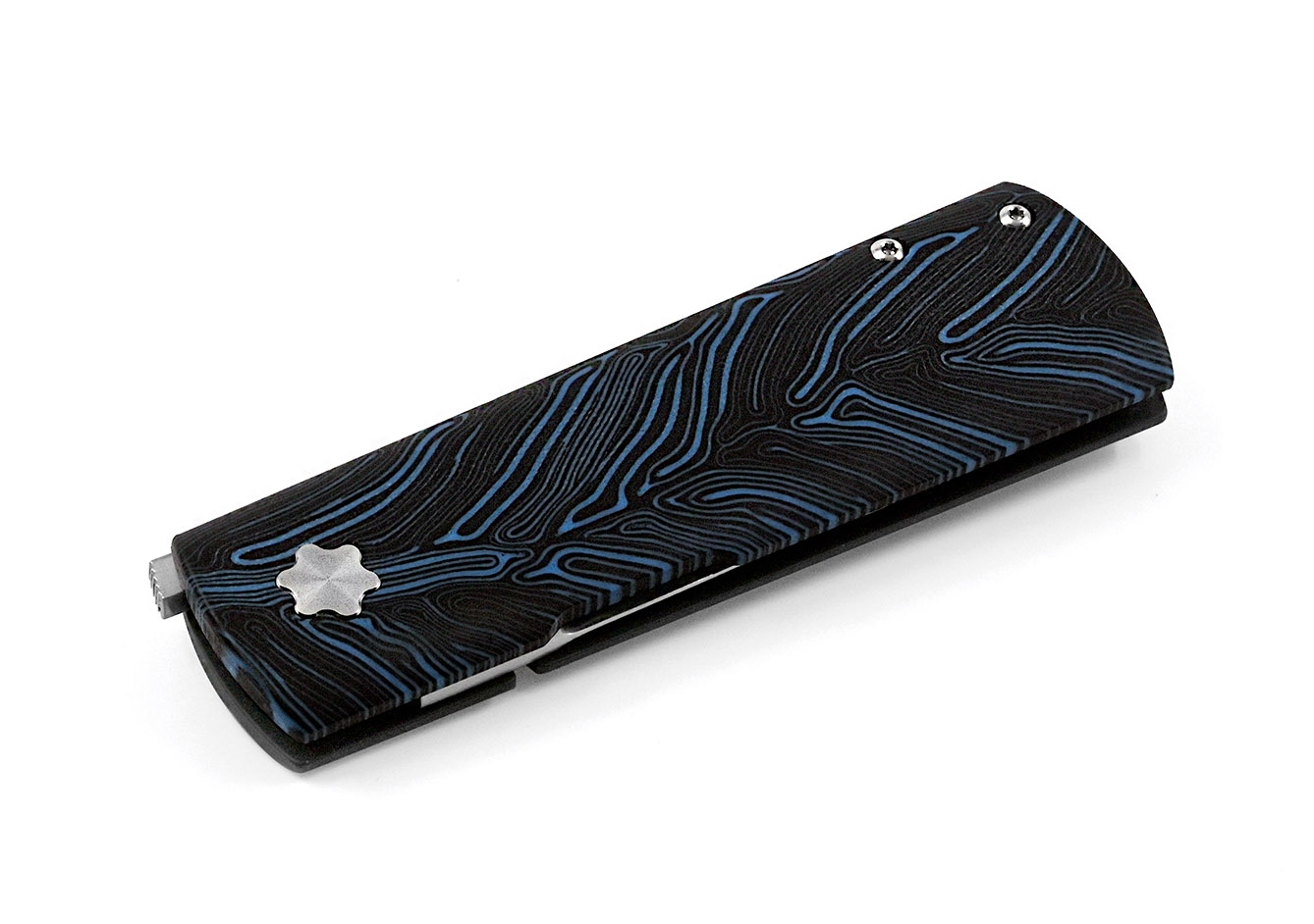Maserin 372/G10B Daga, Elmax, Blue/ Black G10