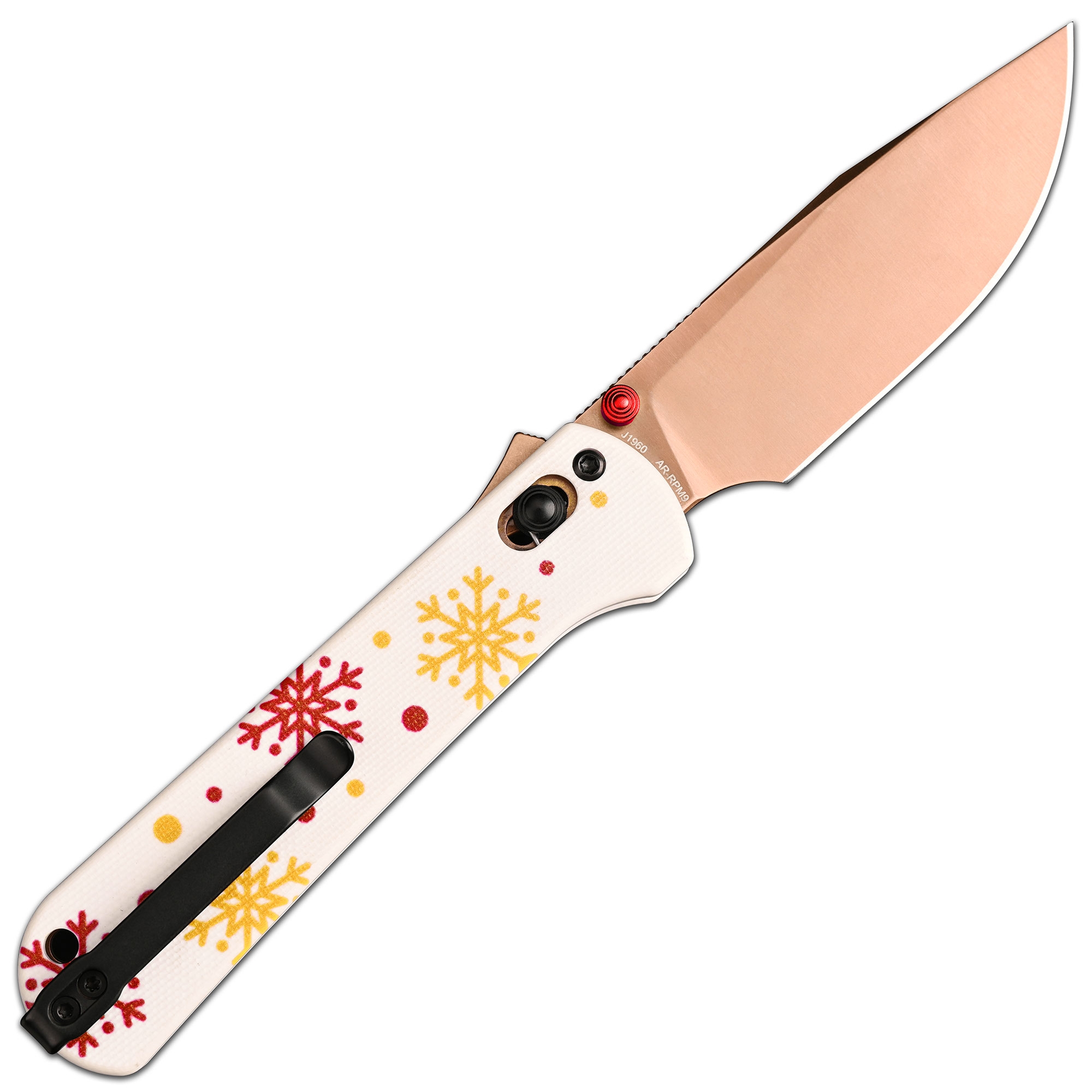 CJRBJ1960M-WH Bolt, Christmas Edition, White G10