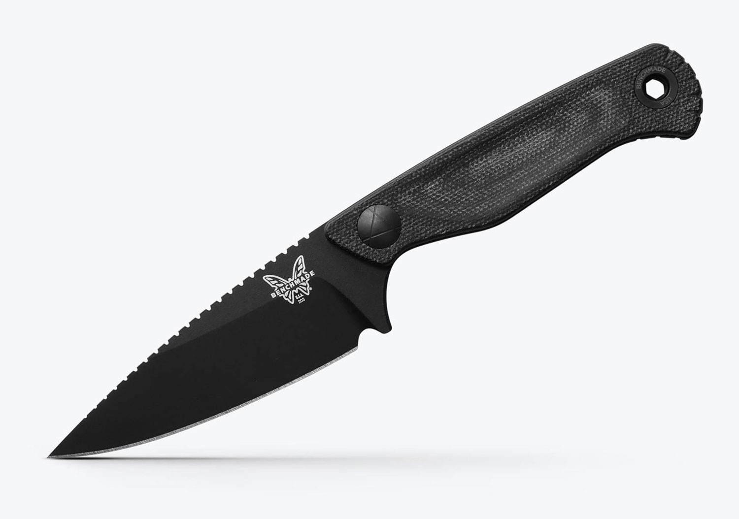 Benchmade 203BK-02 Dacian, Black Blade, Leather