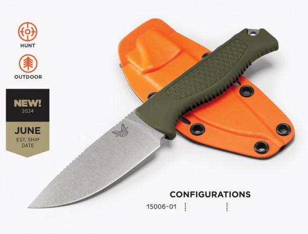 Benchmade 15006-01 Steep Country Hunter, CPM-S30V