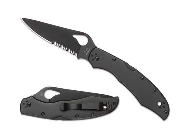 Spyderco BY03BKPS2 Cara Cara 2, Black Stainless
