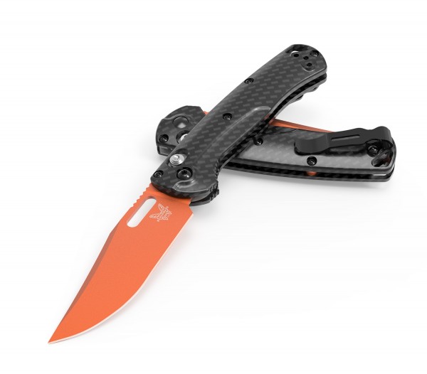 Benchmade 15533OR-01 MINI TAGGEDOUT, Carbon Fiber