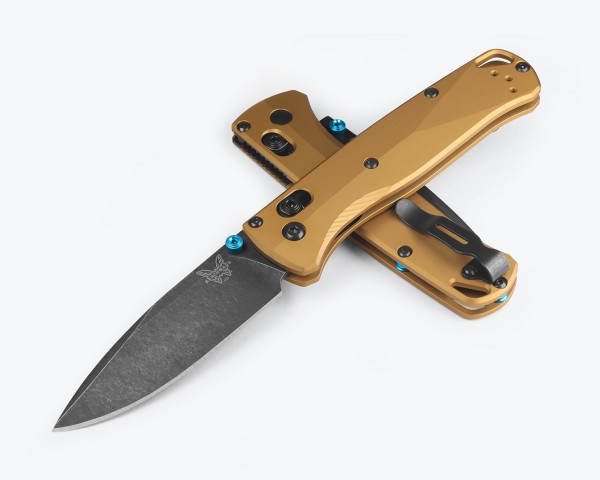 Benchmade 535BK-07 BUGOUT, Burnt Brass Aluminium