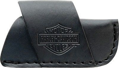 Case Harley-Davidson Lederscheide Side-Draw Black