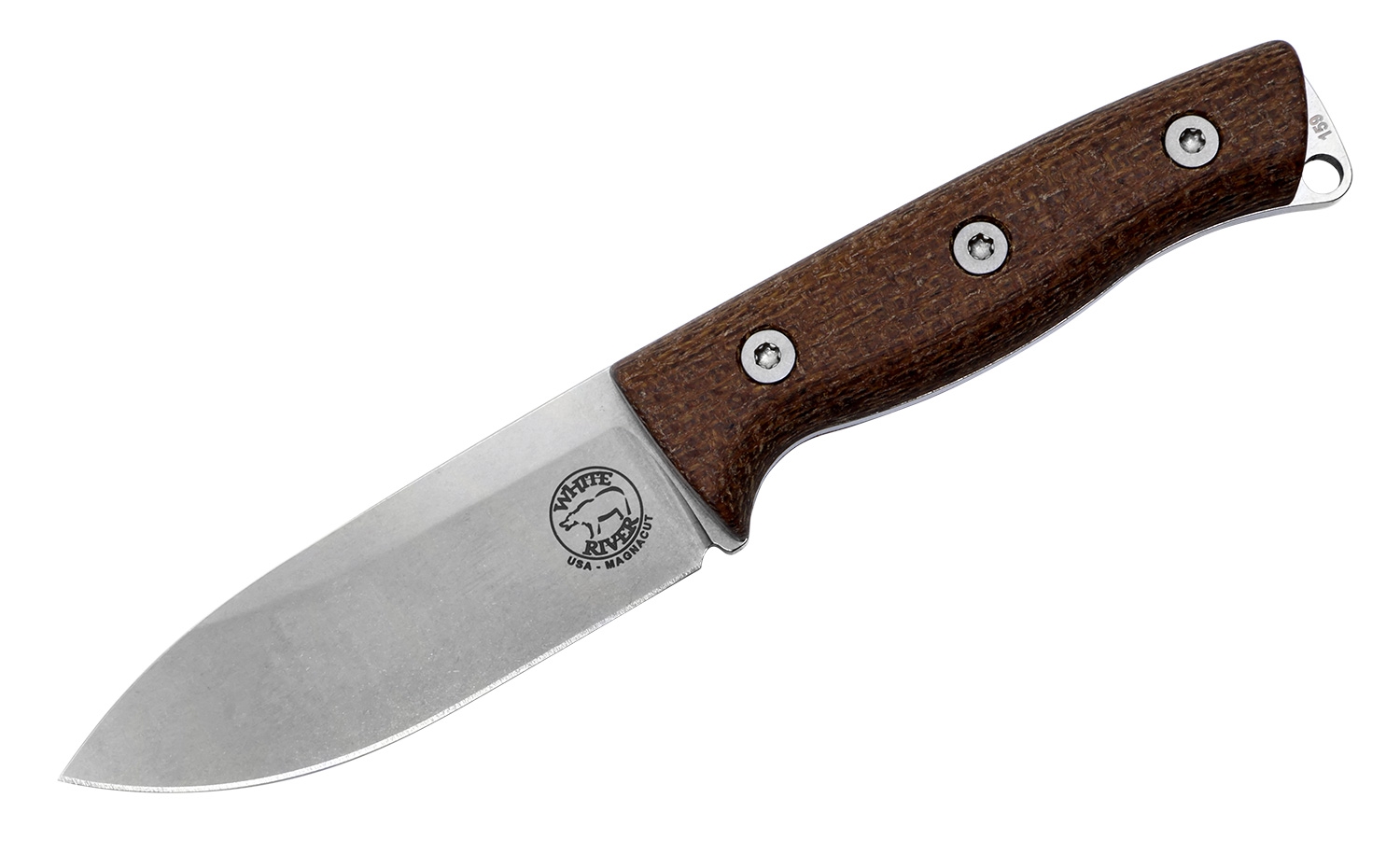 White River Ursus Cub Natural Micarta Magnacut | ACMA - Distributor For  Fine Knives