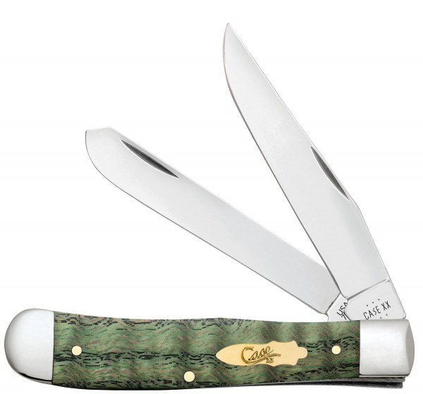 Case Kelly Green Curly Oak Smooth Trapper