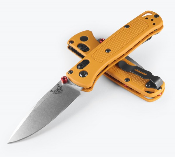 Benchmade 533-08 MINI BUGOUT, Yellow Grivory