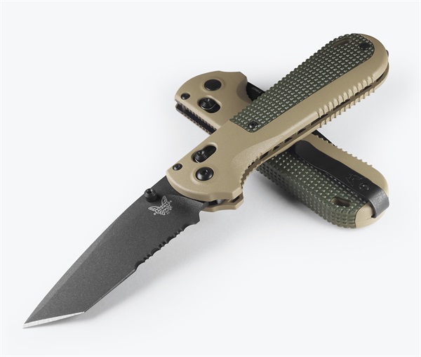 Benchmade 431SBK-1 REDOUBT, Tanto, Green Grivory