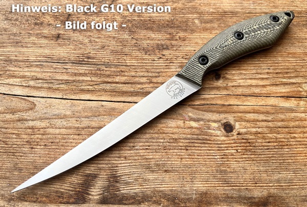 White River Fillet, 6 inch, Black G10