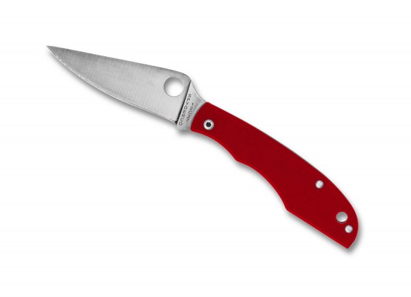 Spyderco C138GRDP Grasshopper, Red G10