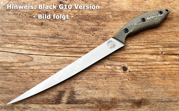 White River Fillet, 8 inch, Black G10