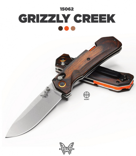 Benchmade 15062 GRIZZLY CREEK, Wood, CPM-S30V