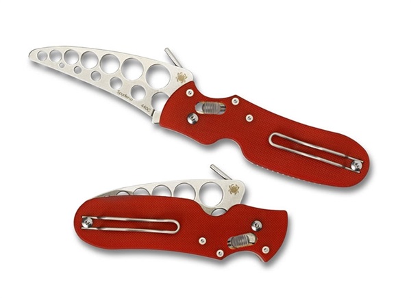 Spyderco C103TR PKal, G-10 Red, Trainer