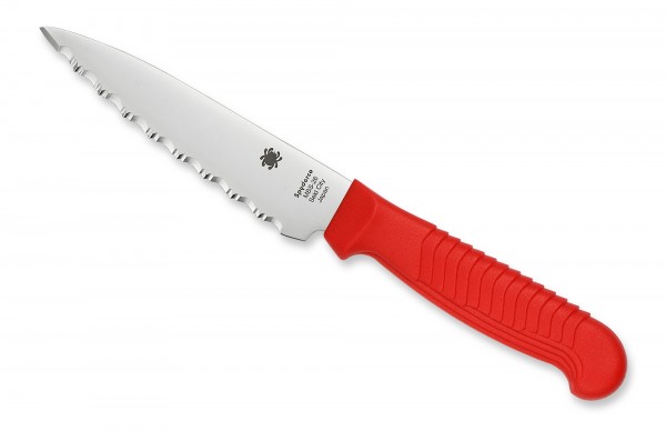 Spyderco K05SRD Kitchen Paring Knife 4.5 Zoll, RED